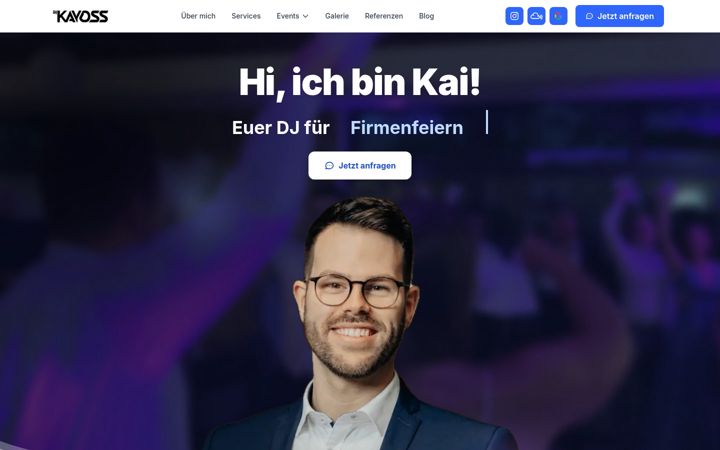 Screenshot of djkayoss.de