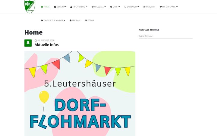Screenshot of djkleutershausen.de