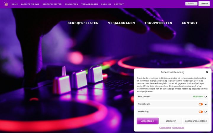 Snimka zaslona za djkrizz.nl