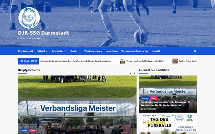 Screenshot of djkssgdarmstadt.de