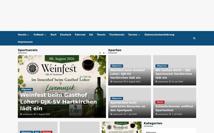 Screenshot of djksv-hartkirchen.de