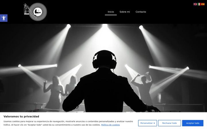 Screenshot of djlaf.com