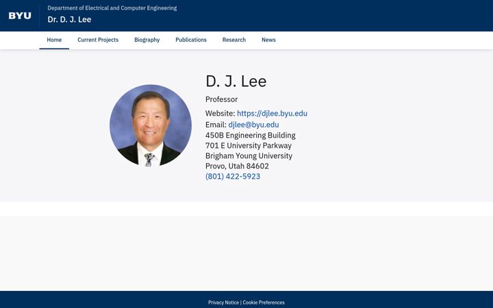 Screenshot di djlee.byu.edu