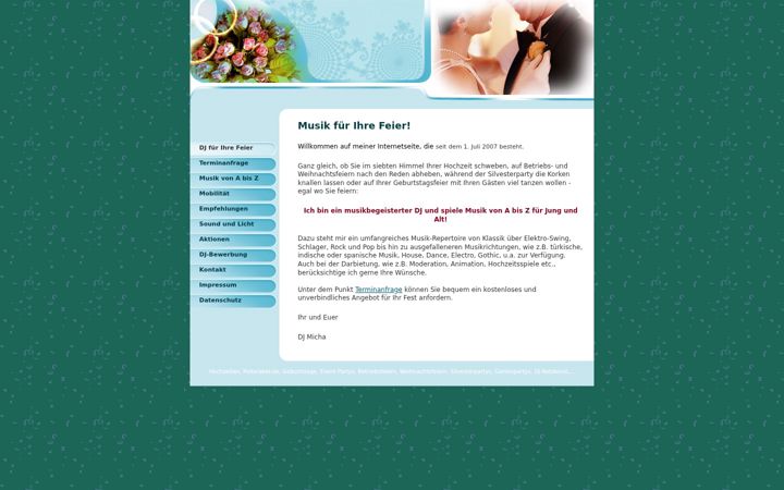 Screenshot of djm-musikservice.de