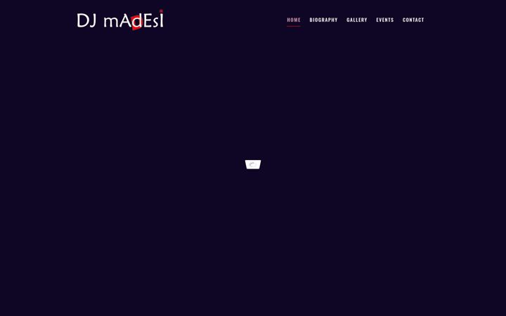 Screenshot of djmadesi.com