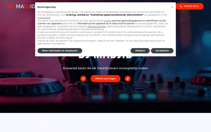 Képernyőkép: djmadjid.be
