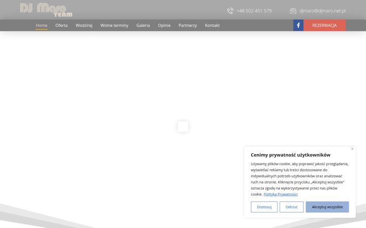 Captură de ecran a djmaro.net.pl