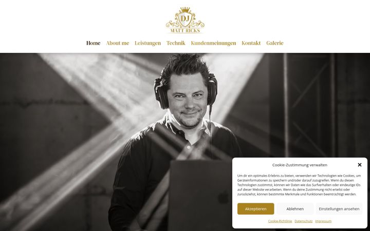 Screenshot of djmattricks.de