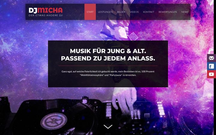Screenshot of djmicha-auetal.de