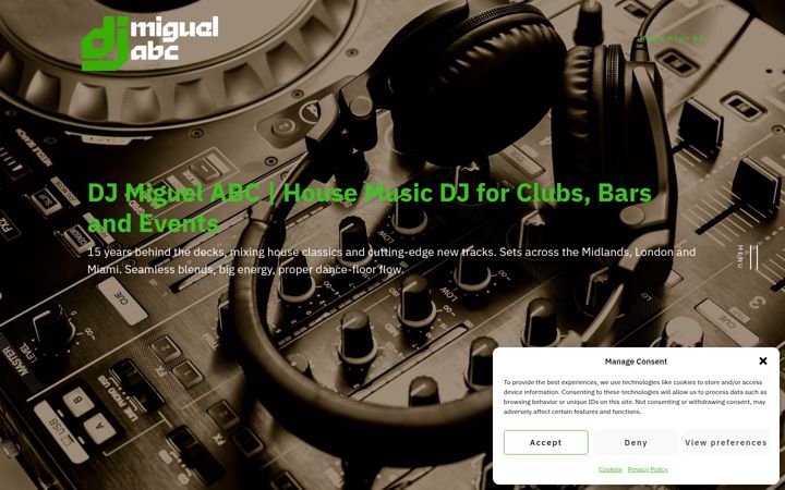 Screenshot of djmiguelabc.com