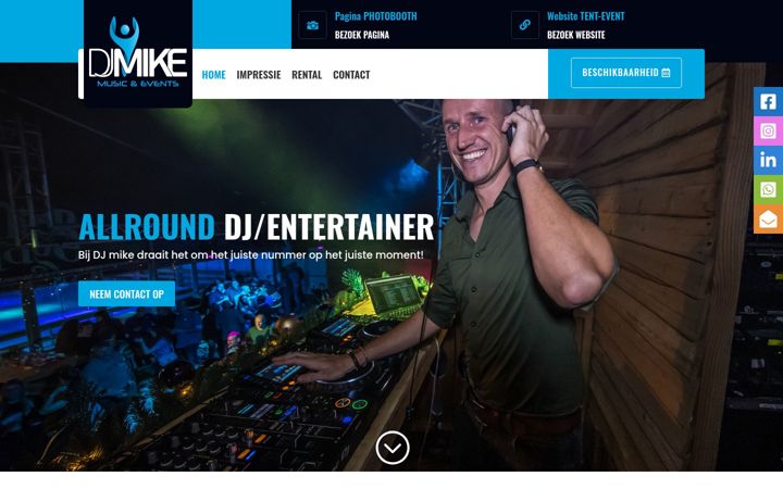 Snimka zaslona za djmike.nl