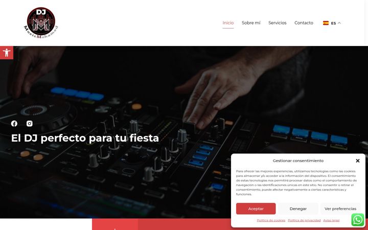 Captura de ecrã de djmohamed.net
