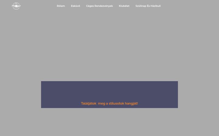Screenshot of djmooger.com