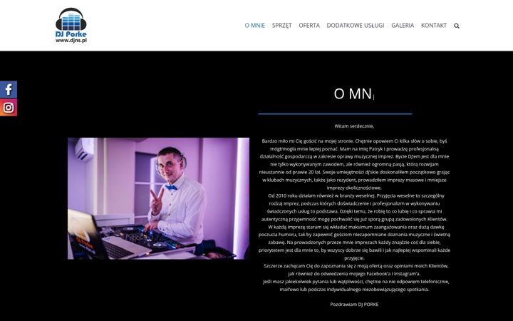 Captură de ecran a djns.pl