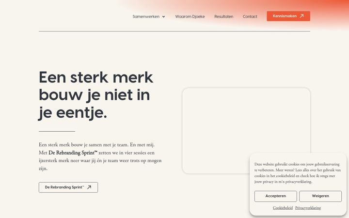 Snimka zaslona za djoekebekkema.nl
