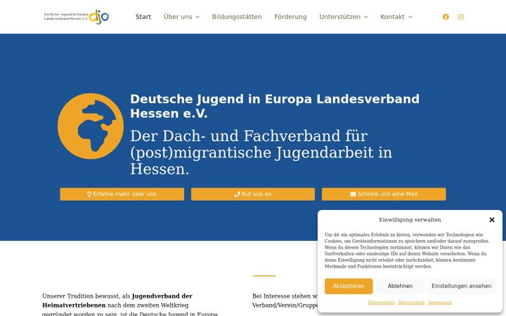 Screenshot stránky djohessen.de