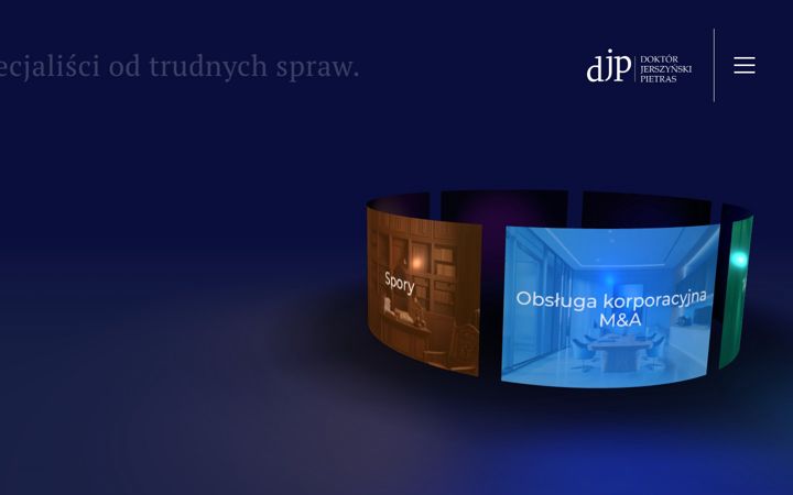 Captură de ecran a djp.pl