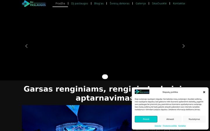 Screenshot of djpaslaugos.eu
