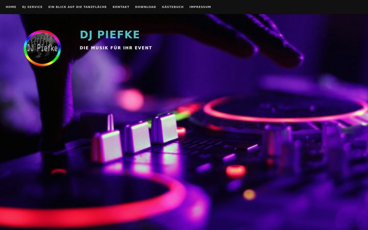 Screenshot of djpiefke.de