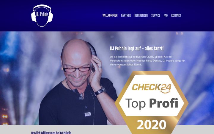 Screenshot of djpubbie.de