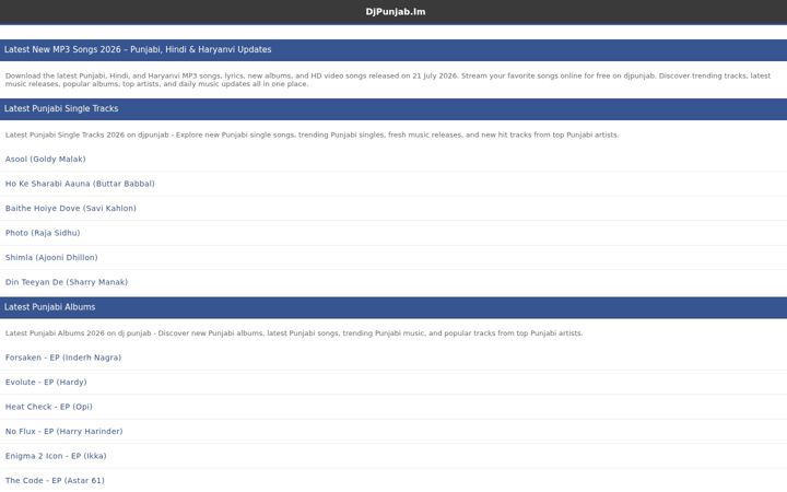 Screenshot of djpunjab.im