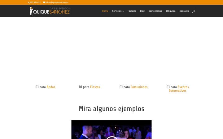 Snímek obrazovky djquiquesanchez.es