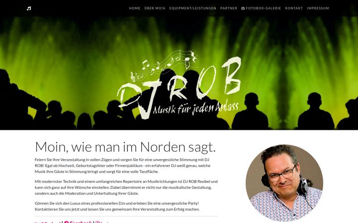 Screenshot of djrob.de