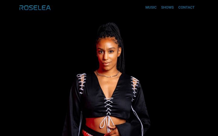 Screenshot of djroselea.com