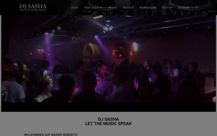 Screenshot του djsasha-music.de