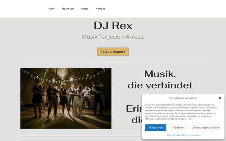 Screenshot of djservicerex.de