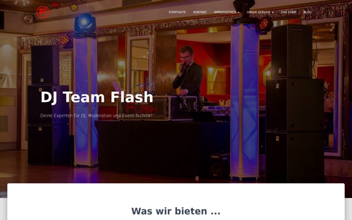 Screenshot of djteamflash.de
