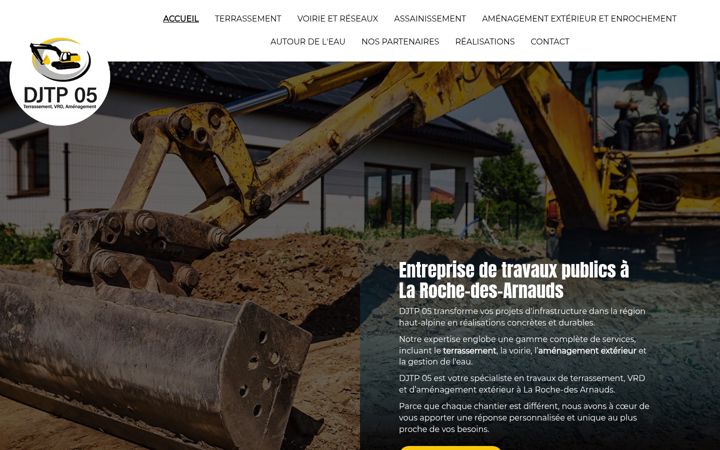 Captura de pantalla de djtp05.fr