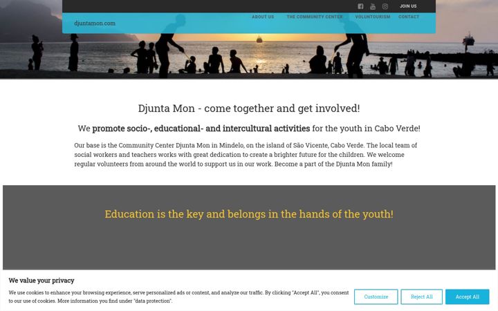 Screenshot of djuntamon.com