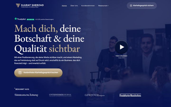 Captură de ecran a djuratsherzad.de
