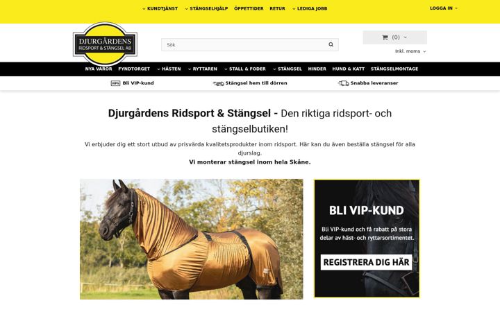 Screenshot of djurgardensridsport.com