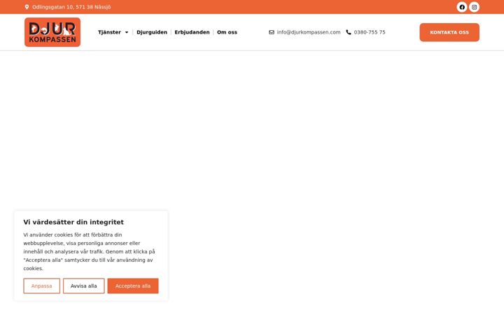 Screenshot of djurkompassen.com