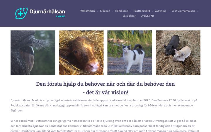 Snímek obrazovky djurnarhalsan.se