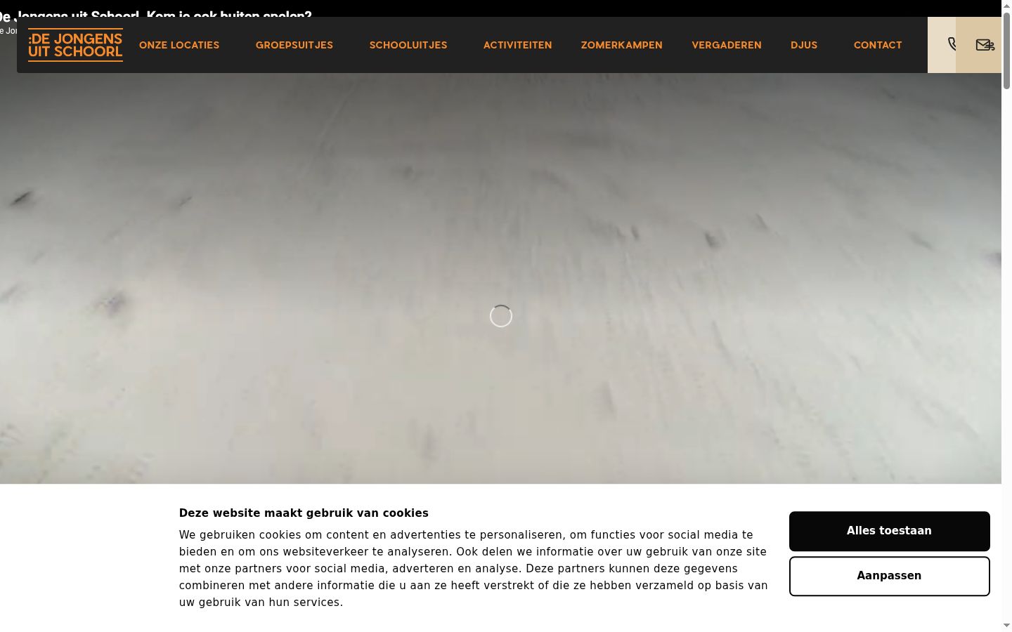 Screenshot tal-banner tal-kunsens muri qabel kwalunkwe interazzjoni