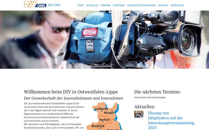 Screenshot of djv-owl.de