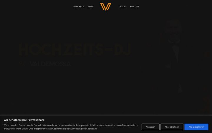 Screenshot of djvaldemossa.de
