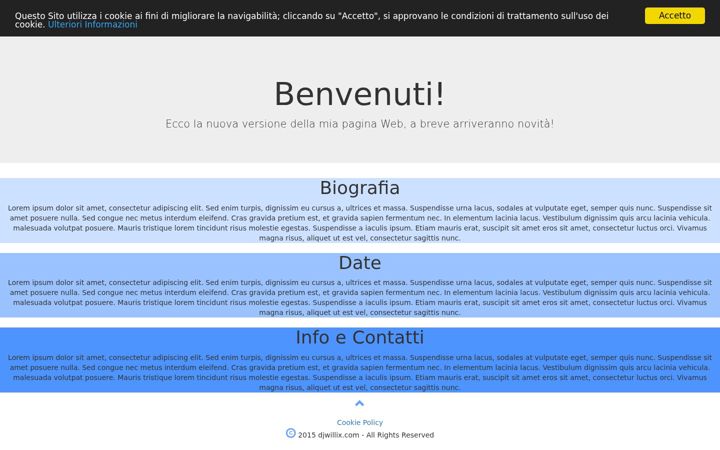 Screenshot of djwillix.com