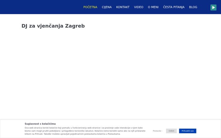 Screenshot of djzavjencanjazagreb.com.hr