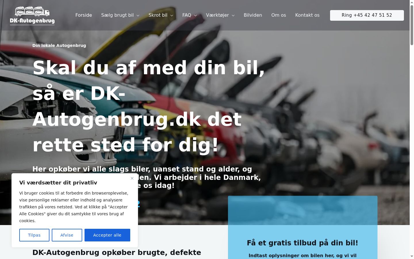 Ekrānuzņēmums ar piekrišanas baneri, kas tika rādīts pirms jebkādas mijiedarbības
