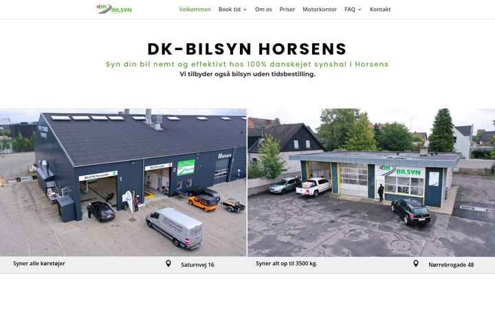 Kuvakaappaus sivustosta dk-bilsyn.dk
