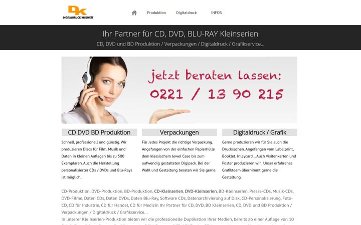 Screenshot of dk-diskproduktion.eu