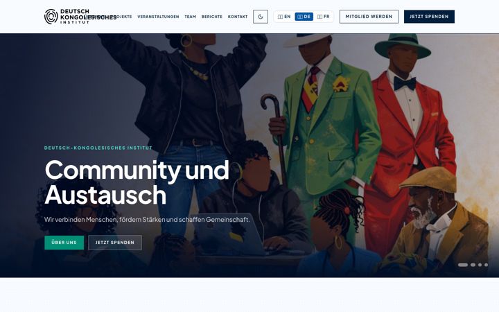 Screenshot of dk-institut.org