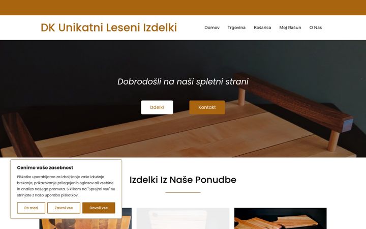 Screenshot ta' dk-izdelki.si