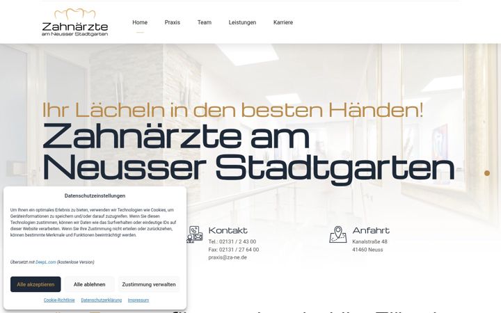 Screenshot of dk-ne.de