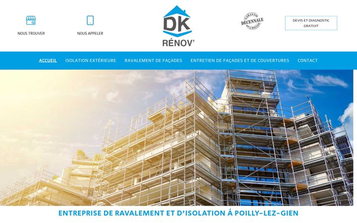 Captura de pantalla de dk-renov.fr