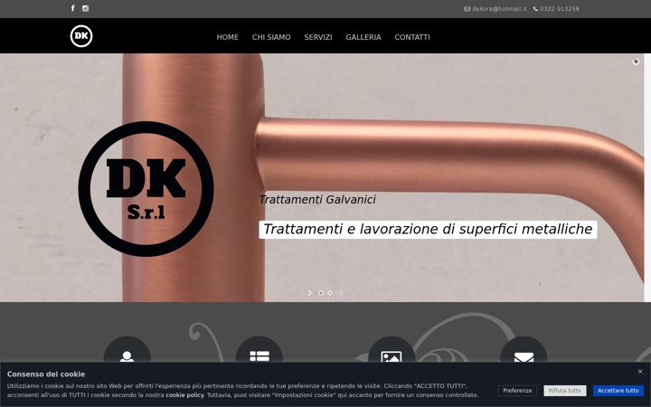 Screenshot of dk-srl.com